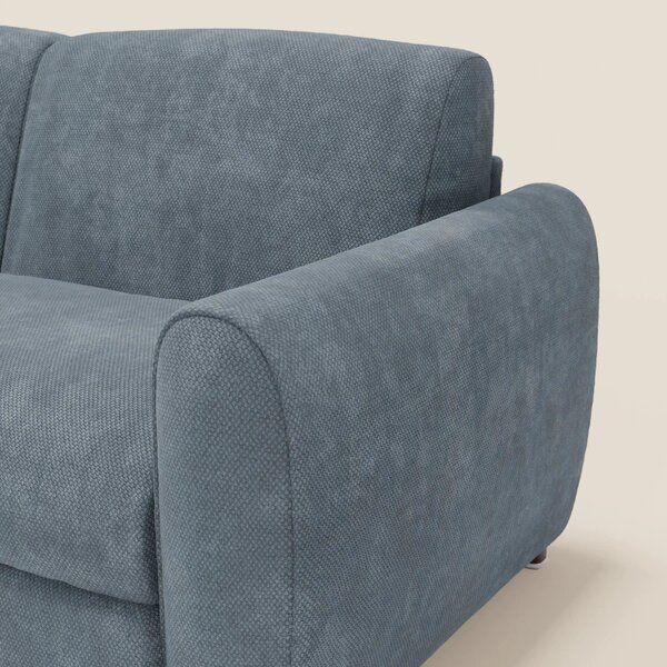 Kaleo Divano letto moderno con materasso H17 cm - in raffinato tessuto