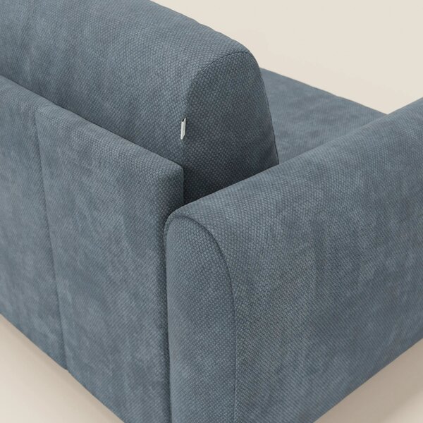 Kaleo Divano letto moderno con materasso H17 cm - in raffinato tessuto