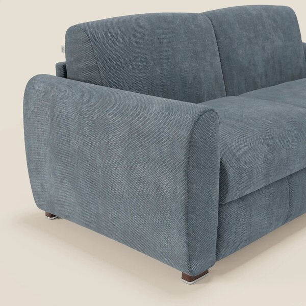 Kaleo Divano letto moderno con materasso H17 cm - in raffinato tessuto