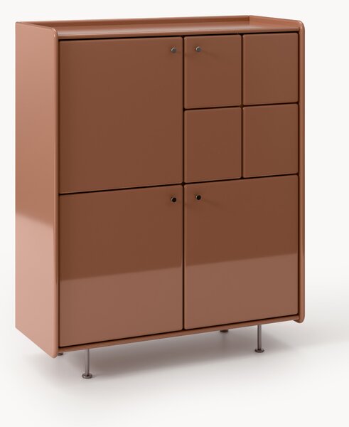 Credenza alta in metallo Coya
