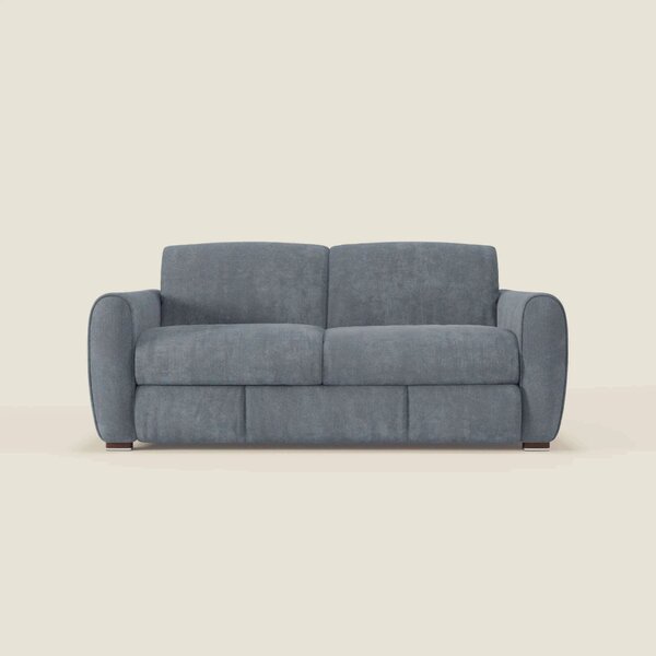 Kaleo Divano letto moderno con materasso H17 cm - in raffinato tessuto