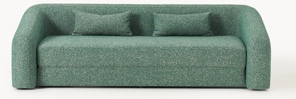 Divano letto 3 posti in bouclé Eliot