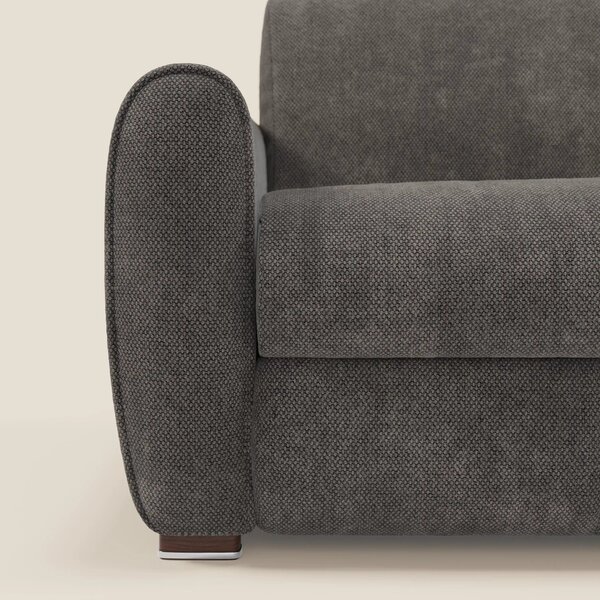 Kaleo Divano letto moderno con materasso H17 cm - in raffinato tessuto