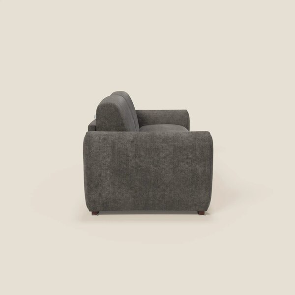Kaleo Divano letto moderno con materasso H17 cm - in raffinato tessuto