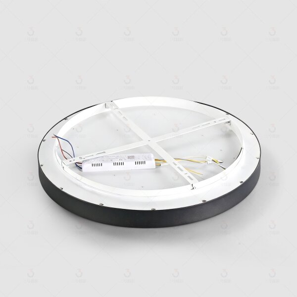 Brilagi - Lampada LED dimmerabile GLASS POOL DOUBLE LED/80W/230V 60 cm nero + telecomando