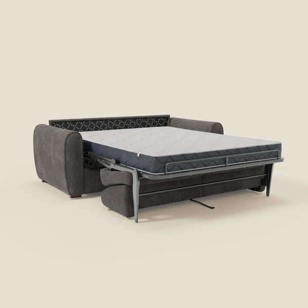 Kaleo Divano letto moderno con materasso H17 cm - in raffinato tessuto