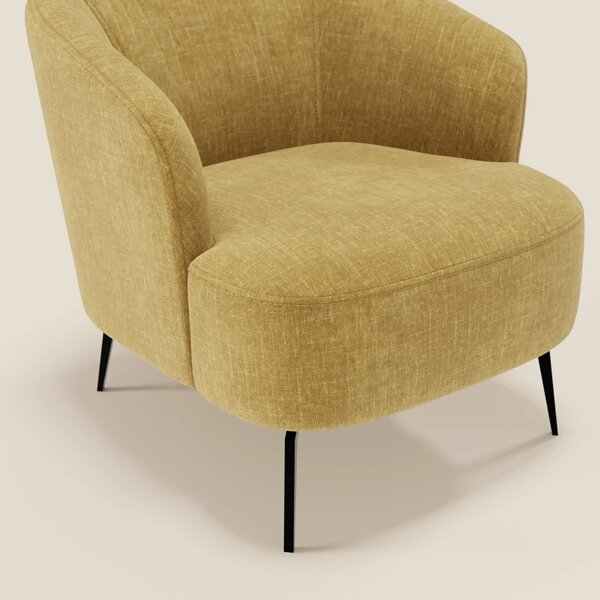 Renoa Poltroncina dall'eleganza moderna in tessuto smacchiabile T24 gi