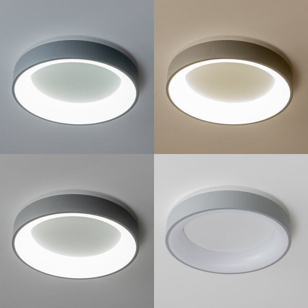 Brilagi - Plafoniera LED dimmerabile da soffitto LED/40W/230V 3000-6500K grigio + telecomando