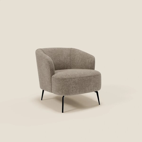 Renoa Poltroncina dall'eleganza moderna in tessuto smacchiabile T24 ma