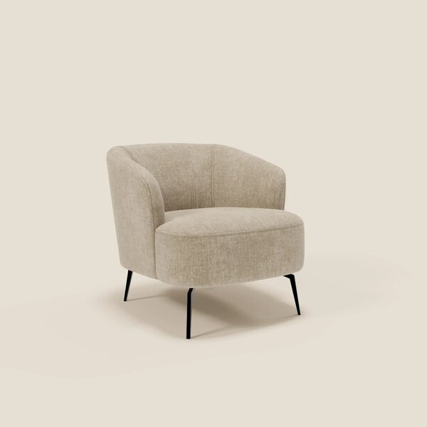 Renoa Poltroncina dall'eleganza moderna in tessuto smacchiabile T24 be