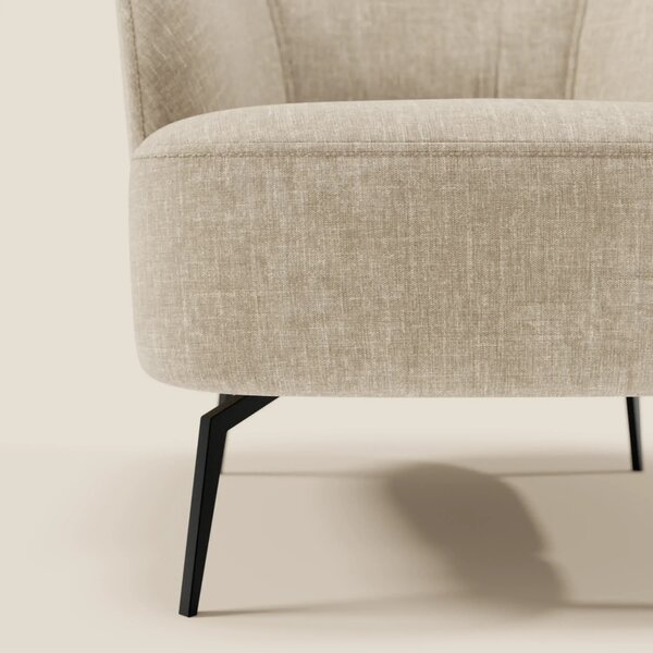 Renoa Poltroncina dall'eleganza moderna in tessuto smacchiabile T24 be