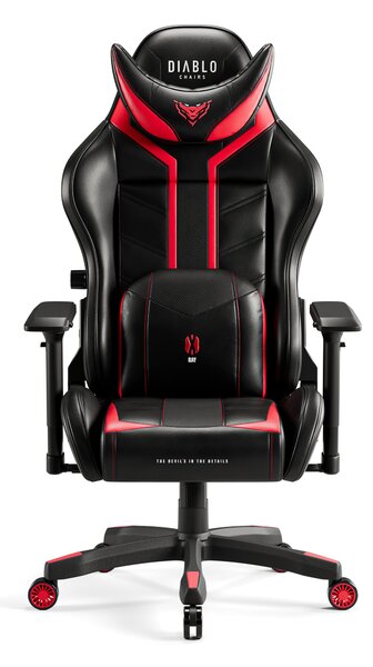 Sedia da gaming Diablo X-Ray 2.0 King Size: Nero e Rosso