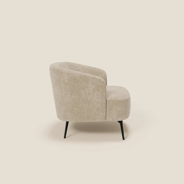 Renoa Poltroncina dall'eleganza moderna in tessuto smacchiabile T24 be