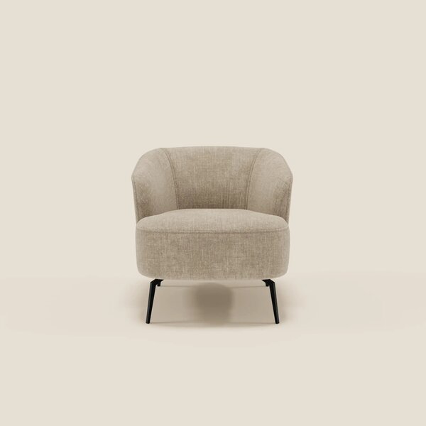 Renoa Poltroncina dall'eleganza moderna in tessuto smacchiabile T24 be
