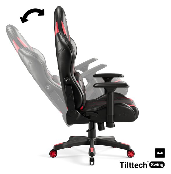 Sedia da gaming Diablo X-Ray 2.0 King Size: Nero e Rosso