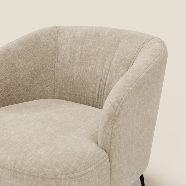Renoa Poltroncina dall'eleganza moderna in tessuto smacchiabile T24 be