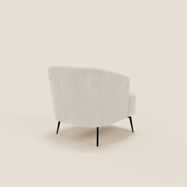 Renoa Poltroncina dall'eleganza moderna in tessuto smacchiabile T24 bi