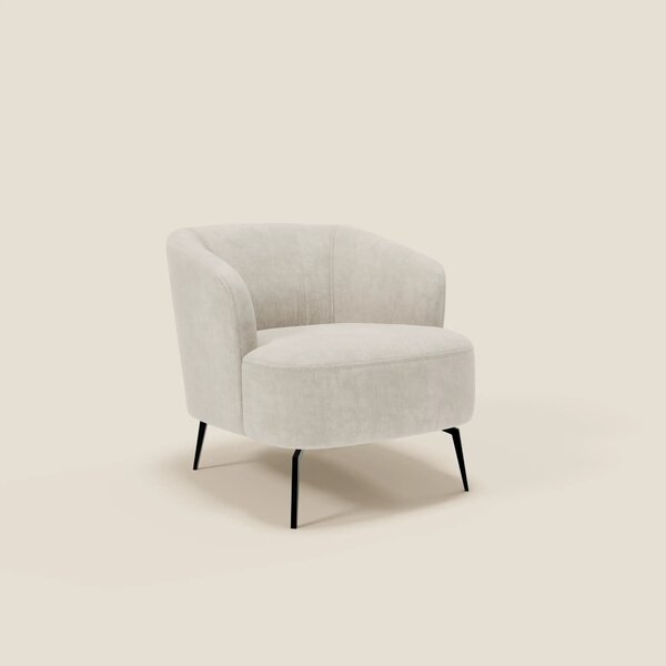 Renoa Poltroncina dall'eleganza moderna in tessuto smacchiabile T24 bi