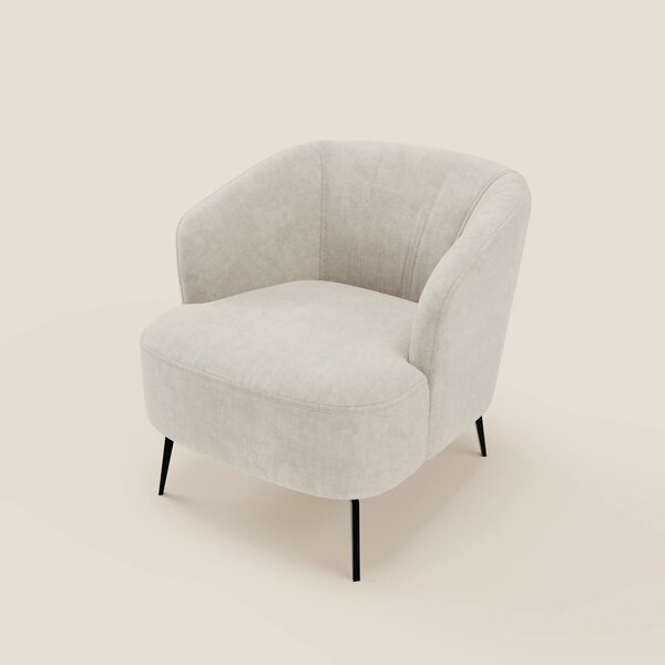 Renoa Poltroncina dall'eleganza moderna in tessuto smacchiabile T24 bi