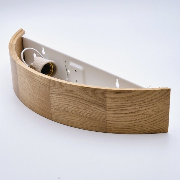 Applique OAK 1xE27/60W/230V quercia