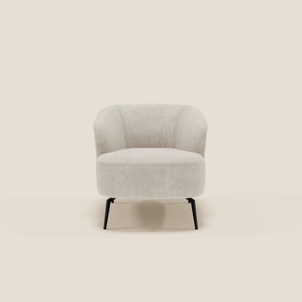 Renoa Poltroncina dall'eleganza moderna in tessuto smacchiabile T24 bi