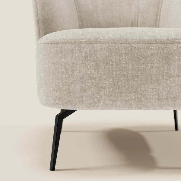 Renoa Poltroncina dall'eleganza moderna in tessuto smacchiabile T24 li