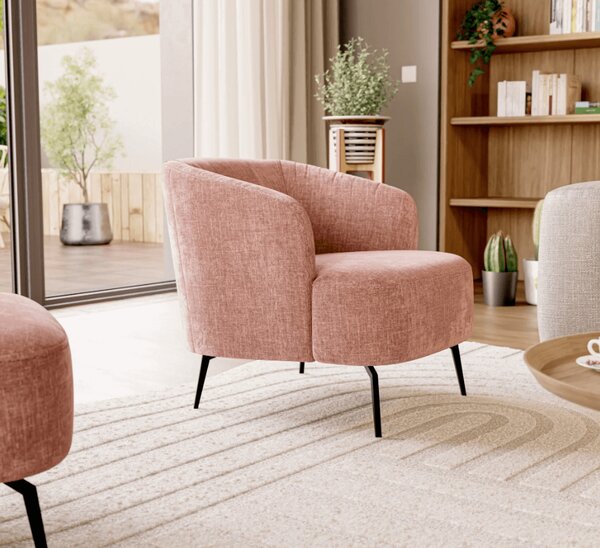 Renoa Poltroncina dall'eleganza moderna in tessuto smacchiabile T24 ro