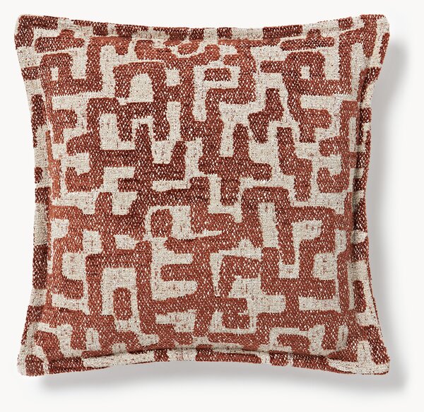 Cuscino in viscosa con motivo jacquard Contia