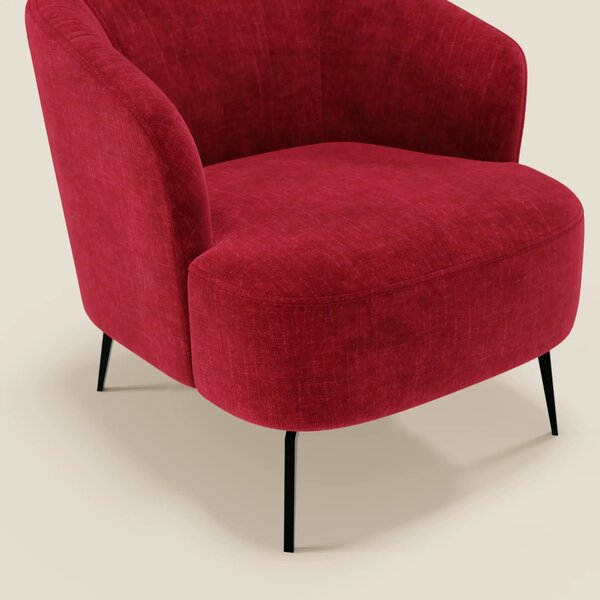 Renoa Poltroncina dall'eleganza moderna in tessuto smacchiabile T24 ro