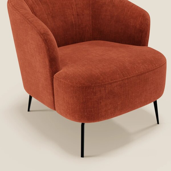 Renoa Poltroncina dall'eleganza moderna in tessuto smacchiabile T24 ru