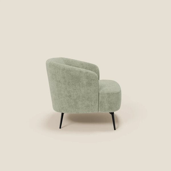 Renoa Poltroncina dall'eleganza moderna in tessuto smacchiabile T24 ve