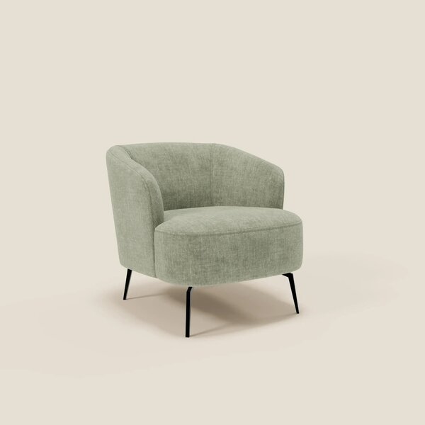 Renoa Poltroncina dall'eleganza moderna in tessuto smacchiabile T24 ve