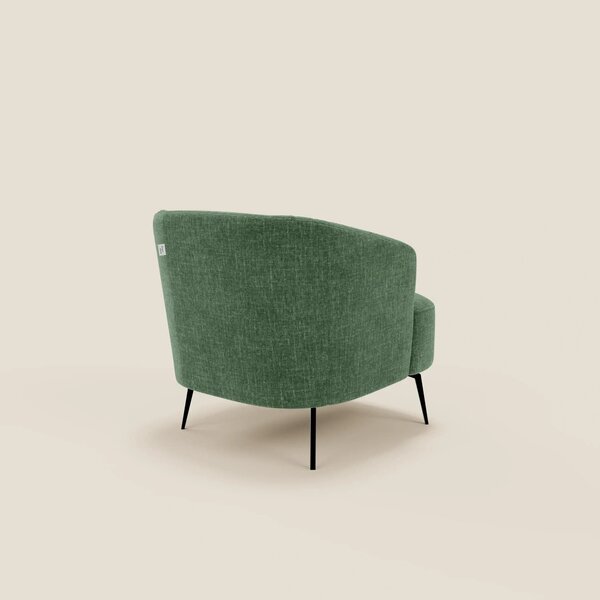 Renoa Poltroncina dall'eleganza moderna in tessuto smacchiabile T24 ve