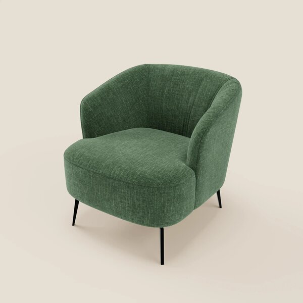 Renoa Poltroncina dall'eleganza moderna in tessuto smacchiabile T24 ve