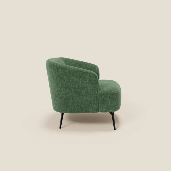 Renoa Poltroncina dall'eleganza moderna in tessuto smacchiabile T24 ve