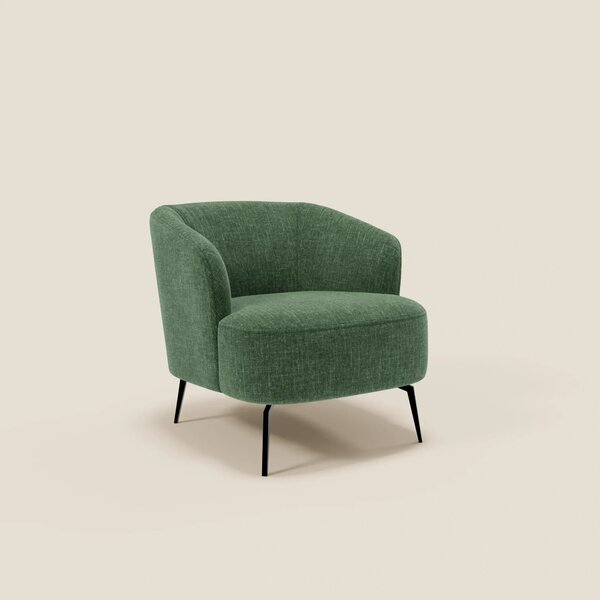 Renoa Poltroncina dall'eleganza moderna in tessuto smacchiabile T24 ve