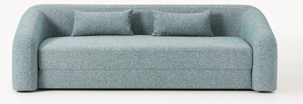 Divano letto 3 posti in bouclé Eliot