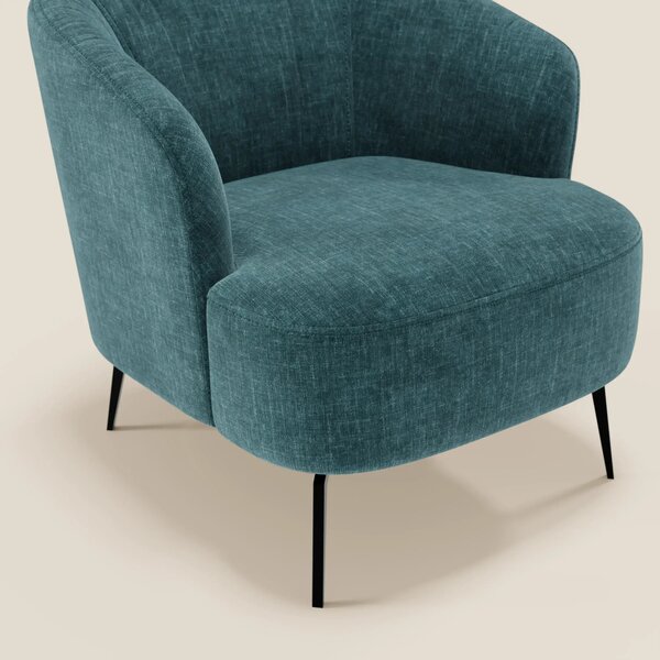 Renoa Poltroncina dall'eleganza moderna in tessuto smacchiabile T24 pe