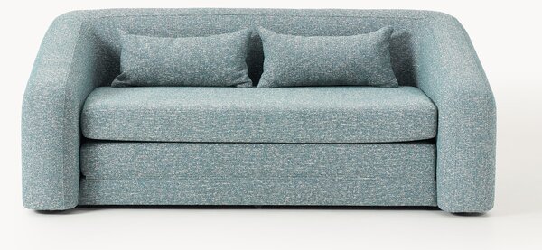 Divano letto 2 posti in bouclé Eliot