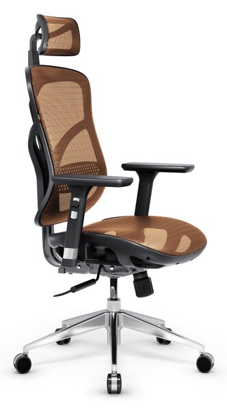 Sedia ergonomica Diablo V-Basic: nero e arancione