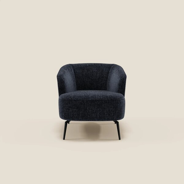 Renoa Poltroncina dall'eleganza moderna in tessuto smacchiabile T24 bl
