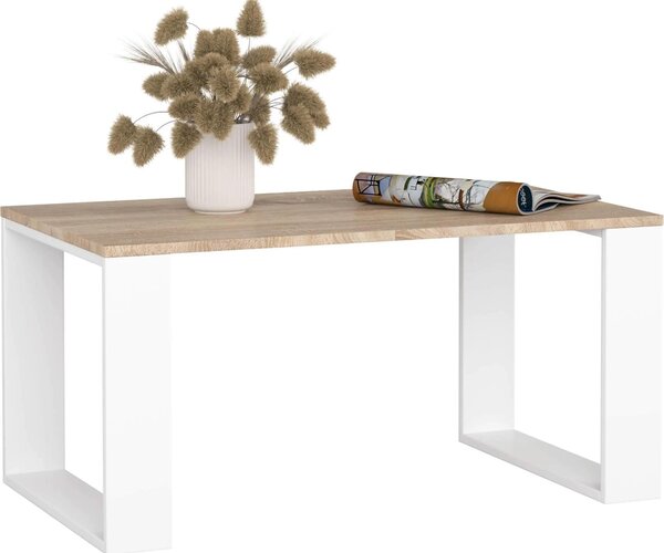 Akord Tavolino Da Salotto Nox Rovere Sonoma/Bianco 92X53X45 Cm