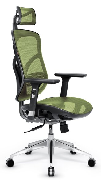 Sedia ergonomica Diablo V-Basic: nero e verde