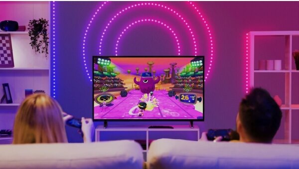 Twinkly TWD200STP-BEU - Striscia LED RGB dimmerabile per esterni 200xLED 10m IP44 WiFi