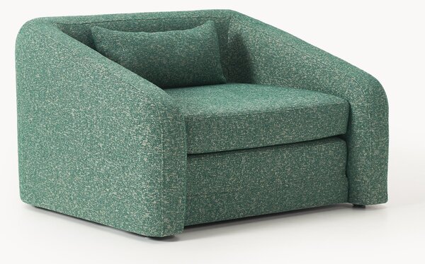 Poltrona letto in bouclé Eliot