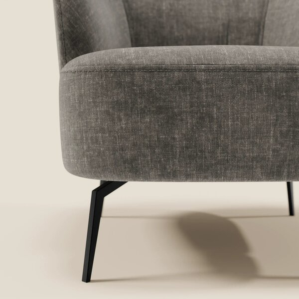 Renoa Poltroncina dall'eleganza moderna in tessuto smacchiabile T24 an