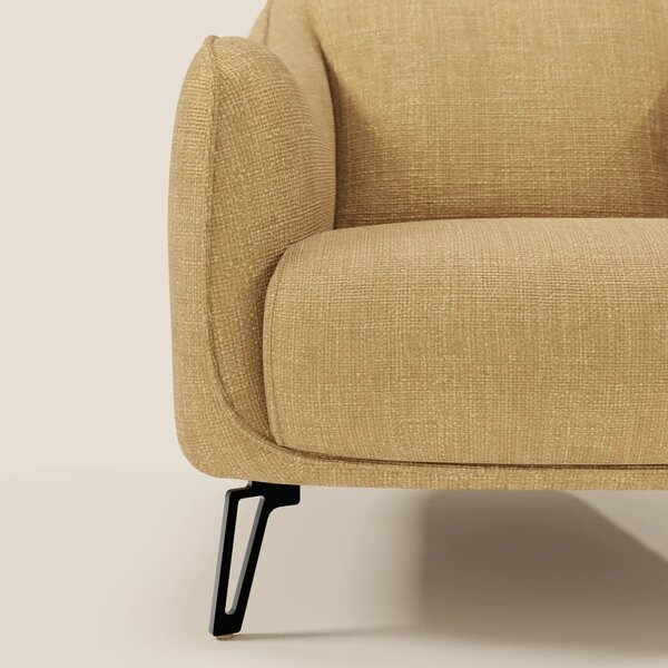 Avela Poltroncina dal comfort senza tempo in morbido tessuto impermeab