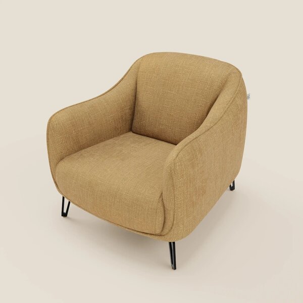 Avela Poltroncina dal comfort senza tempo in morbido tessuto impermeab