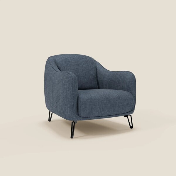 Avela Poltroncina dal comfort senza tempo in morbido tessuto impermeab