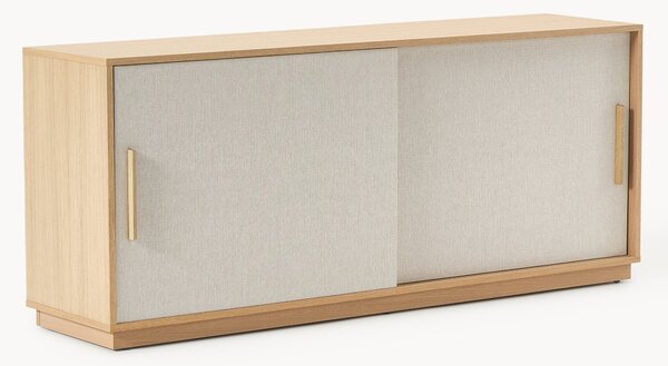 Credenza in legno con frontale imbottito Wisp